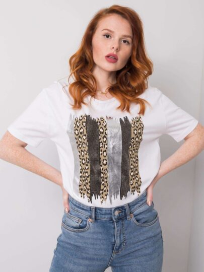 Tricou Alb Rossie