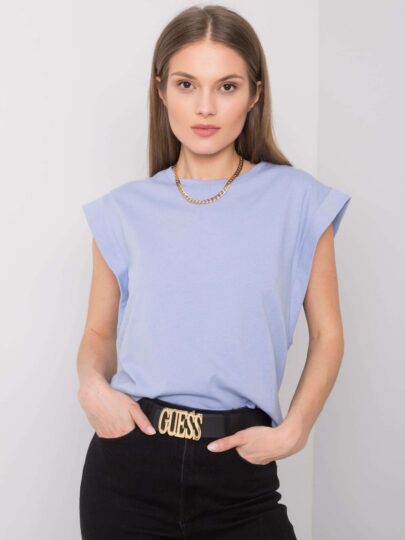 Tricou din bumbac Kayla - S, Albastru